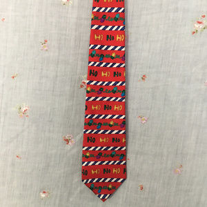 Christmas silk tie